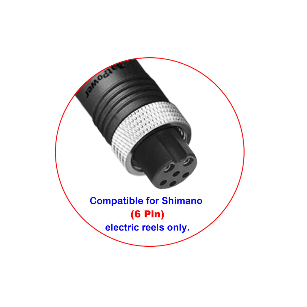 electric fishing reel plug Fishing Battery Power Cable Cord for Shimano Electric Reels – BatPower