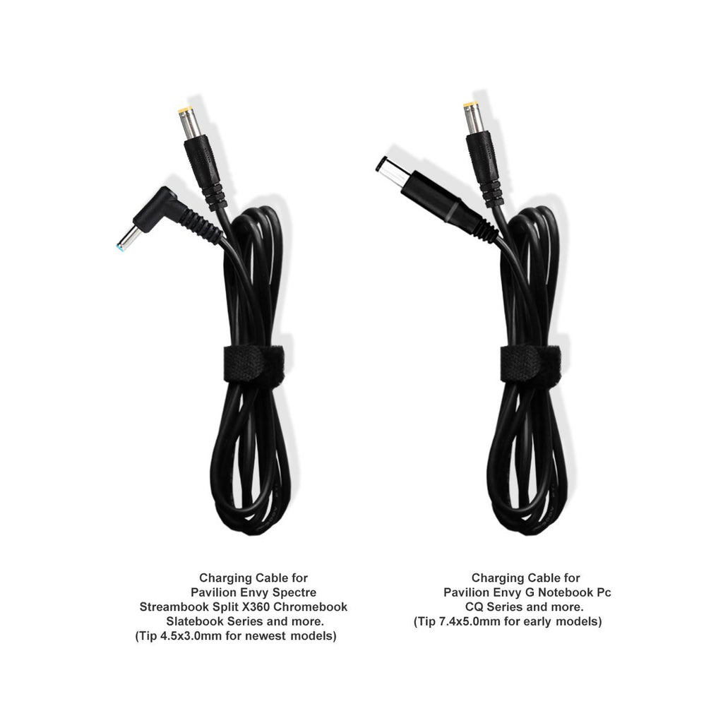 15V-20V 4.5A Charge Cable for HP Laptop 90W 65W 60W 45W HP Spectre ENVY X360 Pavilion 13 15 Charger Cable and more HP laptop Charger cable