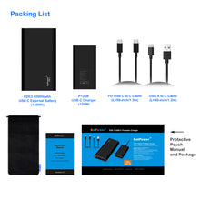 Load image into Gallery viewer, USB-C Laptop External Battery and Charger Combo for HP USB-C Laptop External Battery Power Bank Portable Battery Charger 98Wh/148Wh/210Wh