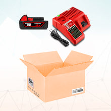 Load image into Gallery viewer, 18V 4.0AH 48-11-1820 Compact Battery with Charger Combo for Milwaukee 18V M18 Battery and Charger 2.0 AH 1.5 Ah 3.0 Ah 18V Lithium Battery Charger Kit