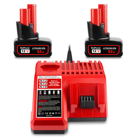 Milwaukee 12V M12 battery and charger