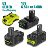 18V ONE+ Battery & Charger – Compatible with Ryobi Tools