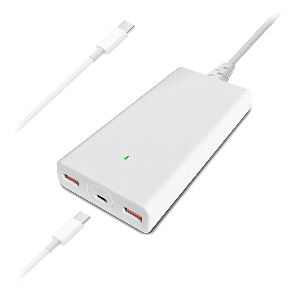 120W Slim USB-C Laptop Charger High Power Delivery for Apple HP Surface Lenovo Razer LG Dell USB-C Laptop Charger 90W 65W 60W 45W Power Adapter P120