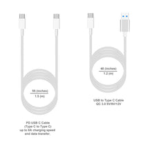 Load image into Gallery viewer, USB-C Laptop Charger 120W Slim High Power Delivery for Apple MacBook Pro Air USB-C Charger 87W 67W 61W 30W Power Supply Ac adapter P120W