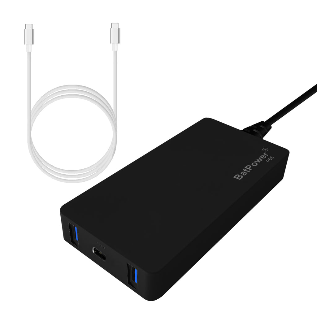 90W 65W USB-C Laptop Charger for Apple MacBook Pro Air HP Spectre X360 Envy Surface book 2 Lenovo Yoga Thinkpad Dell XPS Razer Blade Stealth Asus LG Acer 90W USB C Laptop Power Supply Ac adapter