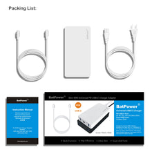 Load image into Gallery viewer, 90W 65W USB-C Laptop Charger for Apple MacBook Pro Air HP Spectre X360 Envy Surface book 2 Lenovo Yoga Thinkpad Dell XPS Razer Blade Stealth Asus LG Acer 90W USB C Laptop Power Supply Ac adapter