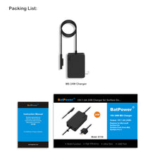 Load image into Gallery viewer, S1735 15V 24W Surface Go Charger for Microsoft Surface Laptop Pro Go tablet Power adapter Microsoft 1735 Charger Power Supply with 5V USB Port
