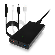 Load image into Gallery viewer, S90 90W Slim Surface Charger for Microsft Surface Pro Laptop Book Go Power Supply Ac adapter with dual QC USB Ports Fast Charge for Tablet Smartphone.