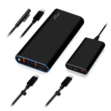 Load image into Gallery viewer, Surface Laptop USB-C External Battery and Charger Combo for Microsoft Suface Laptop Pro Go USB C External Battery Power Bank Portable Charger