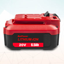 Load image into Gallery viewer, CMCB204 6.5Ah 20V V20 High Capacity Lithium Ion Battery Replacement for CRAFTSMAN 20V Battery 6.0Ah 5.0Ah 4.0Ah 3.0Ah 2.0Ah 20V Max CMCB206 CMCB205 CMCB204 CMCB202 V20 Battery