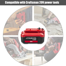 Load image into Gallery viewer, 20V 6.5Ah 4.0Ah Lithium-Ion Battery &amp; Charger for Craftsman V20 Tools CMCB206 CMCB202 CMCB104