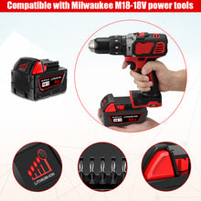Load image into Gallery viewer, 48-11-1880 18V 9.0AH High Capacity Battery Replacement for Milwaukee 18V Lithium XC Battery M18 8.0Ah 144Wh 6.0Ah 108Wh 5.0Ah 90Wh