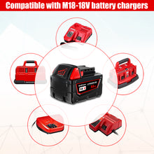 Load image into Gallery viewer, 48-11-1880 18V 9.0AH High Capacity Battery Replacement for Milwaukee 18V Lithium XC Battery M18 8.0Ah 144Wh 6.0Ah 108Wh 5.0Ah 90Wh