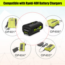 Load image into Gallery viewer, 6.5AH 40V OP4040 OP40404 Lithium Battery for Ryobi 40V Battery 4.0Ah Compatible with Ryobi 40v 3.0Ah OP40301 2.6Ah OP40261 2.0Ah OP40201 Battery