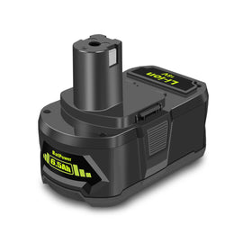 P193 18 Volt 6.5AH High Capacity Lithium Battery Replacement for Ryobi 18V Battery 6Ah 5Ah 4Ah 3Ah PBP007 RB18L50 PBP005 PBP004 P108 P192 P191 ONE+ Battery