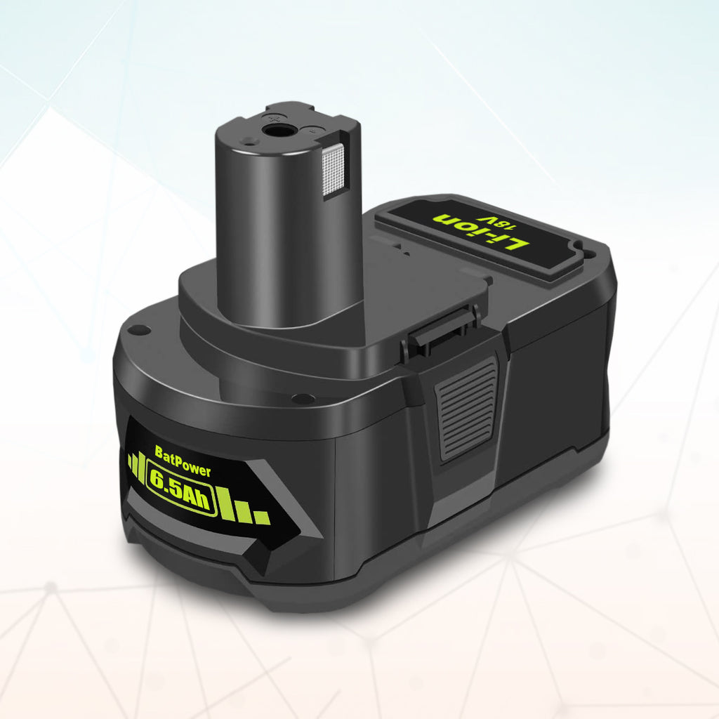 P193 18 Volt 6.5AH High Capacity Lithium Battery Replacement for Ryobi 18V Battery 6Ah 5Ah 4Ah 3Ah PBP007 RB18L50 PBP005 PBP004 P108 P192 P191 ONE+ Battery
