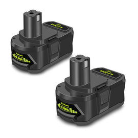 P193 18 Volt 6.5AH High Capacity Lithium Battery Replacement for Ryobi 18V Battery 6Ah 5Ah 4Ah 3Ah PBP007 RB18L50 PBP005 PBP004 P108 P192 P191 ONE+ Battery