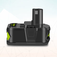 Load image into Gallery viewer, P193 18 Volt 6.5AH High Capacity Lithium Battery Replacement for Ryobi 18V Battery 6Ah 5Ah 4Ah 3Ah PBP007 RB18L50 PBP005 PBP004 P108 P192 P191 ONE+ Battery