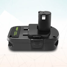 Load image into Gallery viewer, P190 18 Volt 4.0Ah Compact Battery for Ryobi 18V Battery 3.0Ah 2.0Ah 1.5Ah P190 P191 PBP003 PBP006 P189 PBP002 Compatible with Ryobi 18 Volt ONE+ Battery 2Ah 36Wh 1.5Ah 27Wh 3Ah 54Wh