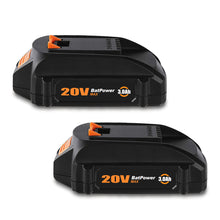 Load image into Gallery viewer, WA3575 20V 4.0Ah Compact Battery Replacement for WORX 20V Battery 2.0Ah 3.0Ah 1.5Ah WG630 WG322 WG543 WG163 WA3520 WA3525 WA3575 20V Lithium ion Battery