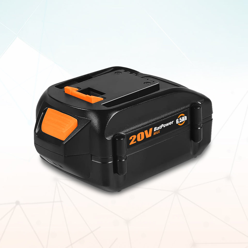 WA3578 20V 6.5Ah Extended Capacity Lithium ion Battery for WORX 20V Battery 6.0Ah 5.0Ah 4.0Ah 3.0Ah 2.0Ah WG630 WG322 WG543 WG163 WA3578 20V Battery
