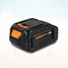 Load image into Gallery viewer, WA3578 20V 6.5Ah Extended Capacity Lithium ion Battery for WORX 20V Battery 6.0Ah 5.0Ah 4.0Ah 3.0Ah 2.0Ah WG630 WG322 WG543 WG163 WA3578 20V Battery