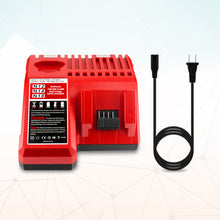 Load image into Gallery viewer, 48-59-1812 Multi Voltage 18v/12v Lithium XC Battery Rapid Charger Replacement for Milwaukee 18V M18 Battery Charger 12V M12 12V 48-59-1812 Charger