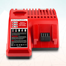 Load image into Gallery viewer, 48-59-1812 Multi Voltage 18v/12v Lithium XC Battery Rapid Charger Replacement for Milwaukee 18V M18 Battery Charger 12V M12 12V 48-59-1812 Charger