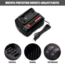Load image into Gallery viewer, 20V 6.5Ah 4.0Ah Lithium-Ion Battery &amp; Charger for Craftsman V20 Tools CMCB206 CMCB202 CMCB104