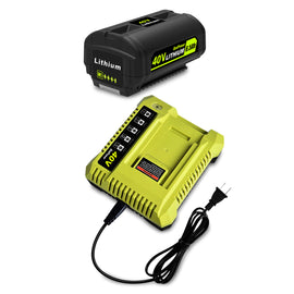 Ryobi 40V Battery and Charger