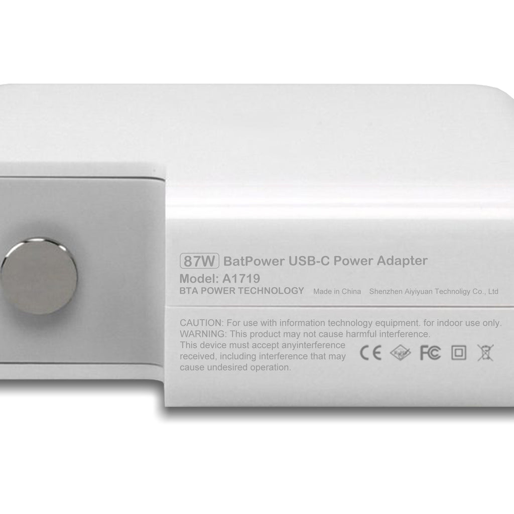 A1719 87W USB-C Charger with USB C cable for Apple MacBook Pro Air 87W 67W USB-C Laptop Power Supply A1719 Ac adapter