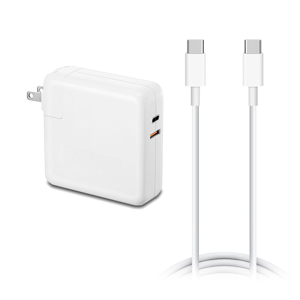 87W 67W 61W USB-C Charger with USB C cable for Apple MacBook Pro Air 87W 67W 61W USB-C Laptop Power Supply A1719 Ac Adapter with QC USB Port