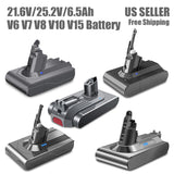 21.6V 25.2V Replacement Battery for Dyson V6 V7 V8 V10 V11 V15 Cordless Vacuum Cleaners