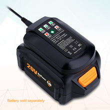 Load image into Gallery viewer, 20V Fast Charger WA3742 Replacement for Worx 20V Battery Charger WA3732 WA3742 20V WA3868 4.0Ah WA3578 2.0Ah WA3575 WA3520 WA3525 Battery Rapid Charger WA3742