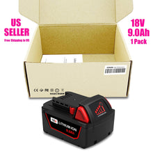 Load image into Gallery viewer, 18V M18 Battery and Charger Kit For Milwaukee M18 Cordless Power Tools