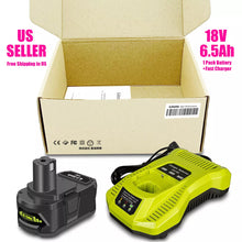 Load image into Gallery viewer, 18V ONE+ Battery &amp; Charger – Compatible with Ryobi Tools
