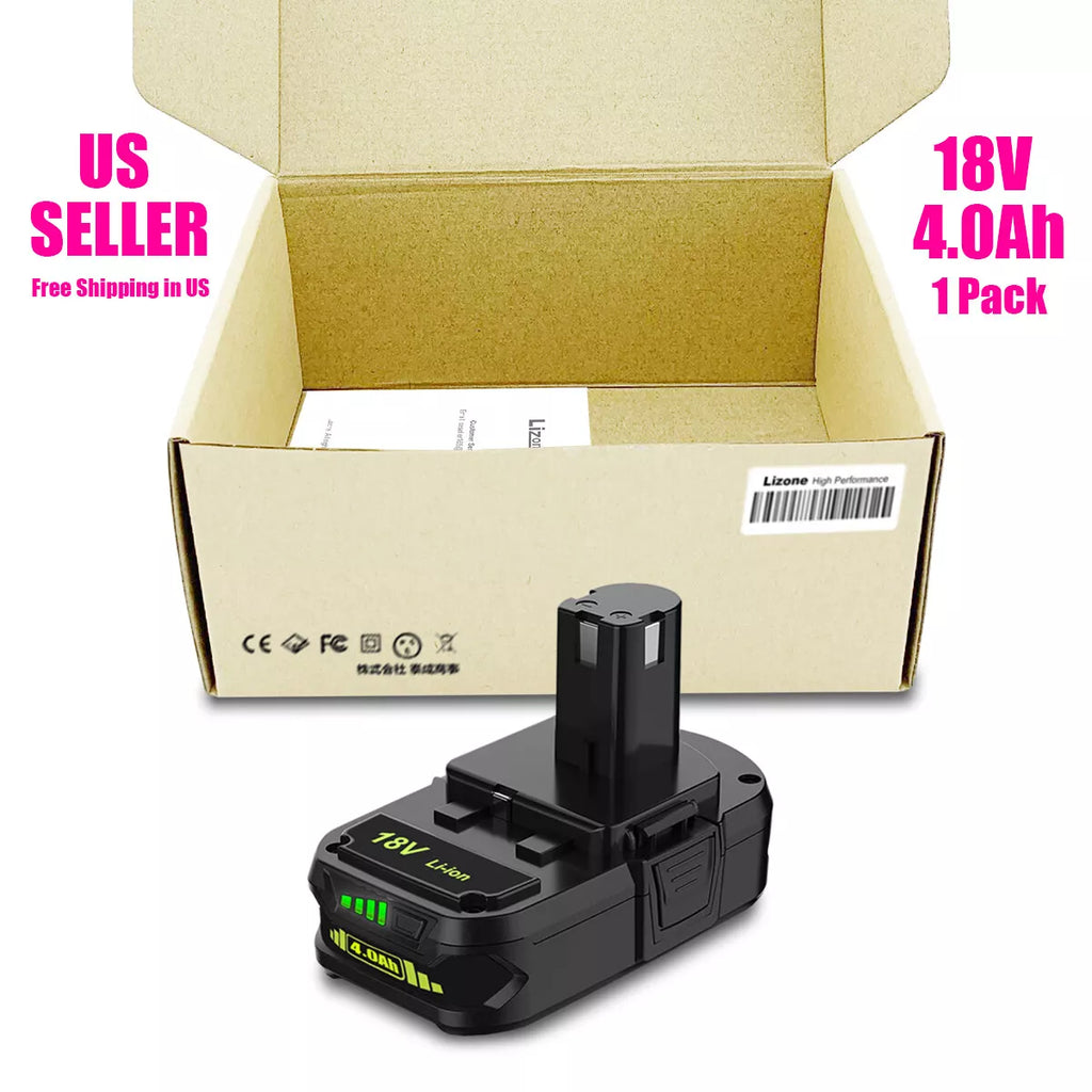 18V ONE+ Battery & Charger – Compatible with Ryobi Tools