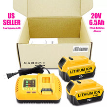 Load image into Gallery viewer, 20V 60V Battery &amp; Charger – Compatible with DEWALT 20V Max and 60V Tools