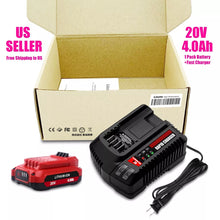 Load image into Gallery viewer, Craftsman V20 20V 4.0Ah Lithium-Ion Battery &amp; Charger Kit CMCB206 CMCB104