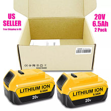 Load image into Gallery viewer, 20V 60V Battery &amp; Charger – Compatible with DEWALT 20V Max and 60V Tools