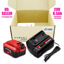 Load image into Gallery viewer, Craftsman V20 20V 6.5Ah Lithium-Ion Battery &amp; Charger Kit CMCB206 CMCB104