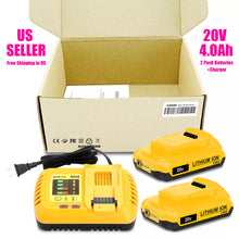 Load image into Gallery viewer, 20V 60V Battery &amp; Charger – Compatible with DEWALT 20V Max and 60V Tools