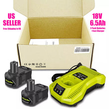 Load image into Gallery viewer, 18V ONE+ Battery &amp; Charger – Compatible with Ryobi Tools